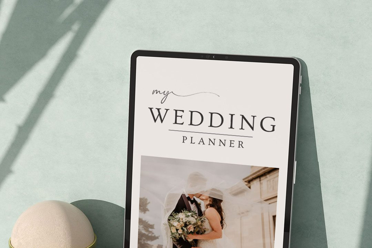 Wedding Planner | PLR/MRR Template, a Stationery Template by Brand Your Biz Co. (Photo 1 of 11)