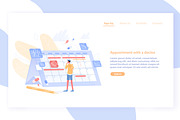 Choosing date of appointment concept, a Healthcare Illustration by Good Studio (Thumbnail 1 of 3)