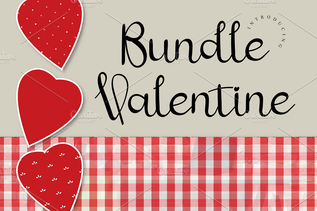 Bundle Valentine, a Script Font by Gia Letter (Photo 1 of 6)