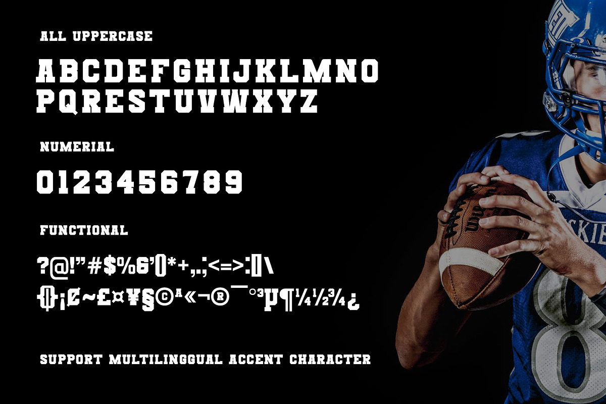 BravoTeam Sporty Font, a Sans Serif Font by RantautypeStudio (Photo 12 of 13)