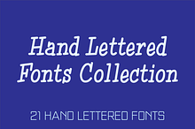Hand Lettered Fonts Collection