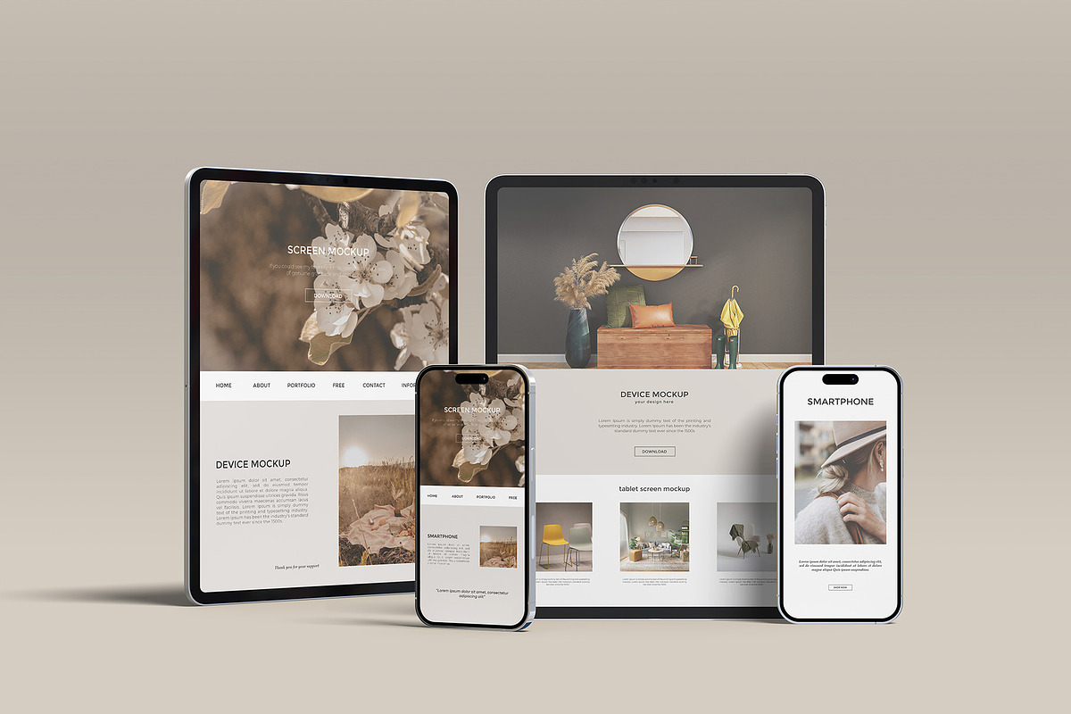 iPad & iPhone Mockup - Scene Creator, an iPad Mockup by graphicpages (Photo 14 of 15)