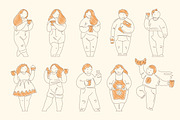 Hand-Drawn Coffee People, a Person Illustration by Vasya Kobelev (Thumbnail 6 of 11)