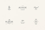 Blanche Logo Kit | Logos Ai Eps Psd, a Branding & Logo Template by Feel This (Thumbnail 10 of 11)
