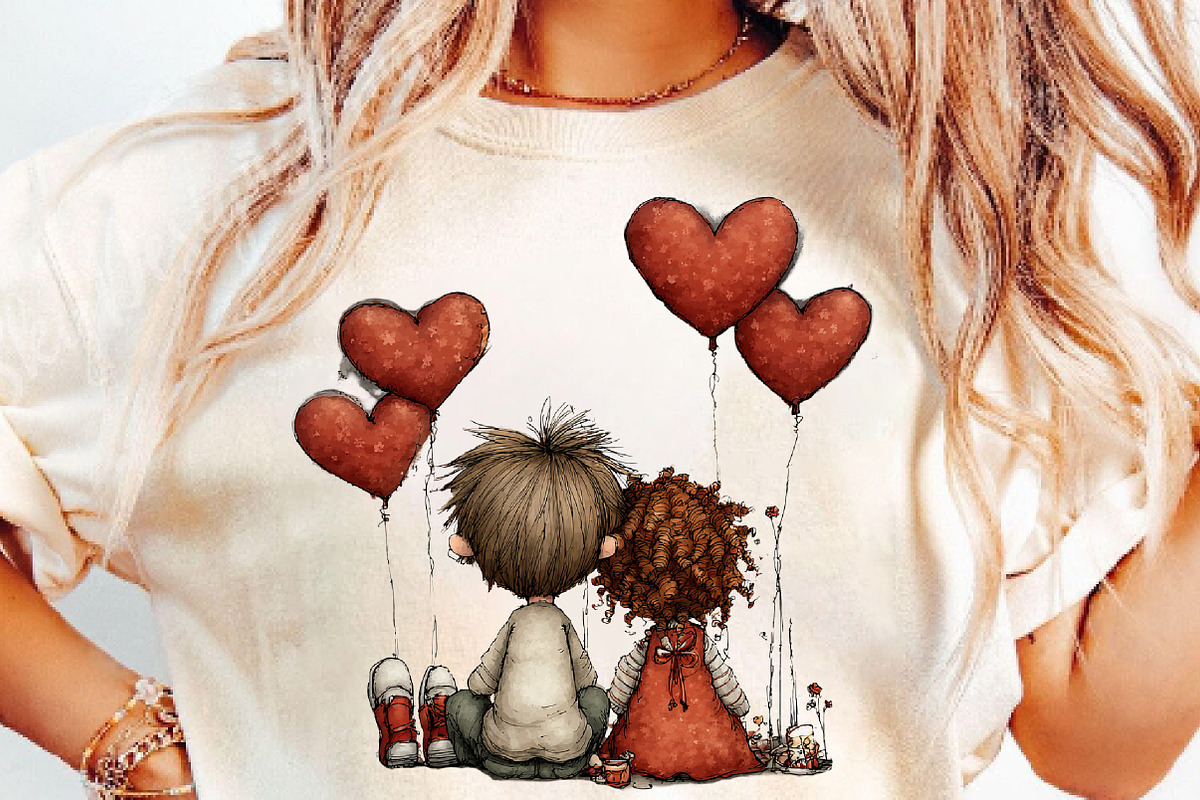 Romantic Valentine Couple Clipart, an Illustration by DreamCafeArt (Photo 5 of 6)
