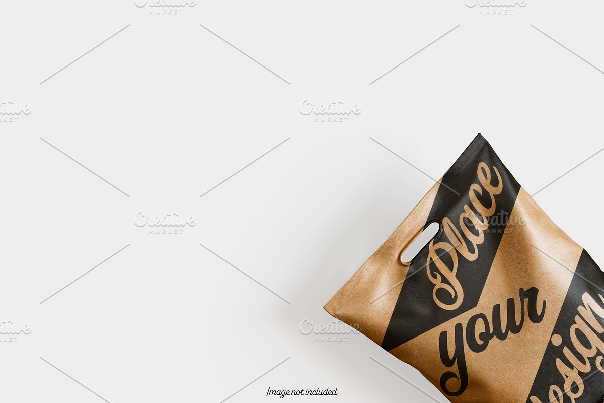 Paper bag brown color mockup bundles, a Packaging Mockup by Ambo Ampeng (Photo 9 of 32)