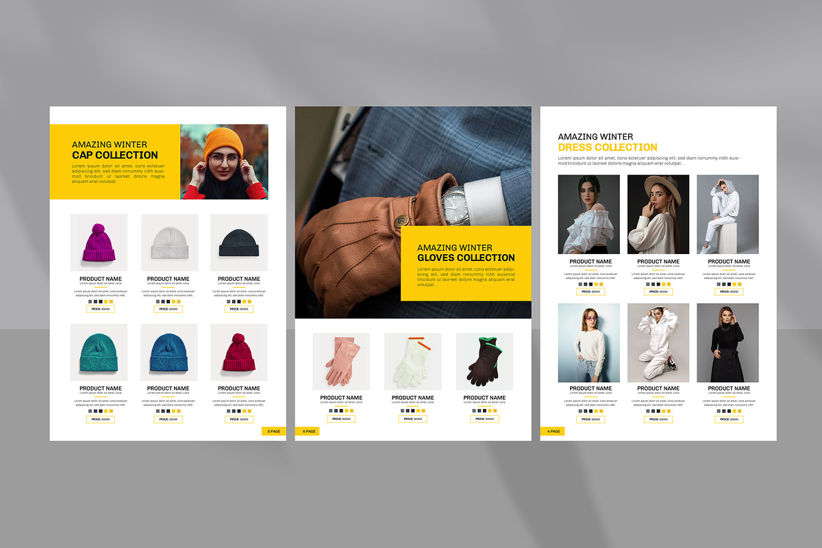 Product Catalog Template Design