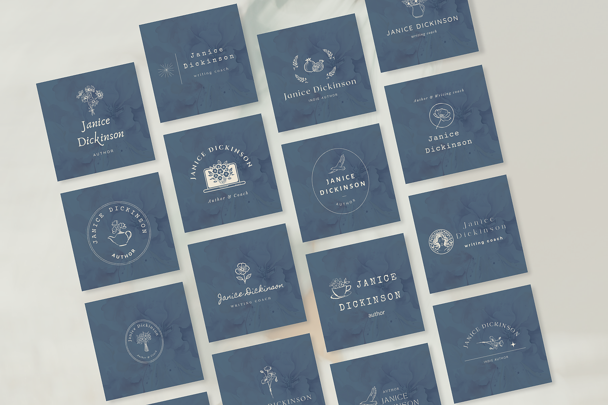 Editable logo design for writers, a Branding & Logo Template by Petite Zakka Boutique (Photo 3 of 7)