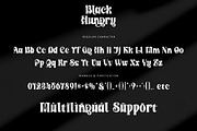 Black Hungry, a Serif Font by Letterara (Thumbnail 7 of 10)