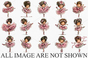 Whimsical Pink Ballerina Girl PNG, a Seasonal Illustration by Canvas Craft (Thumbnail 4 of 7)
