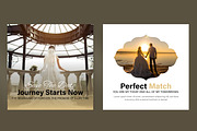 Wedding Social Media Post, an UI Kit Template by ContestDesign (Thumbnail 4 of 5)