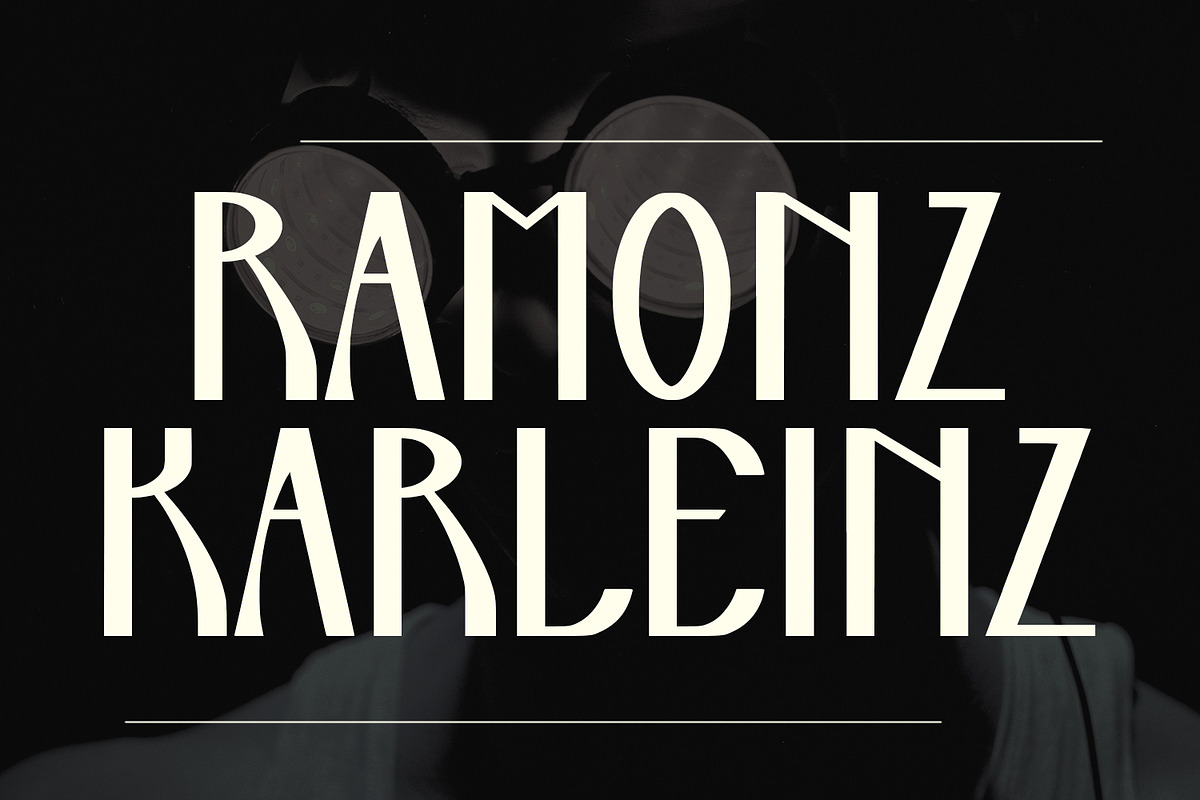 Challio Futuristic Display Font, a Sans Serif Font by Maulana Creative (Photo 2 of 7)