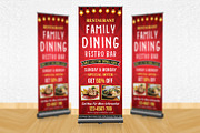 Restaurant Rollup Banner, a Templates & Theme by Creative  designer (Thumbnail 1 of 2)