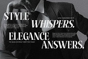 The Musa Editorial | 18 Font Files, a Serif Font by Romiecreative (Thumbnail 5 of 12)
