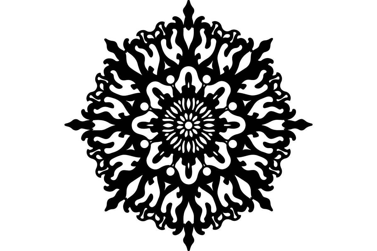 Ornate Black Mandala Designs Set, an Object Graphic by jahid234 (Photo 5 of 10)