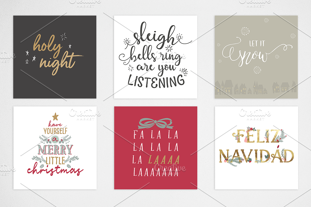 Animated Christmas Social Quotes, a Templates & Theme by Garlic Friday Design (Photo 4 of 6)