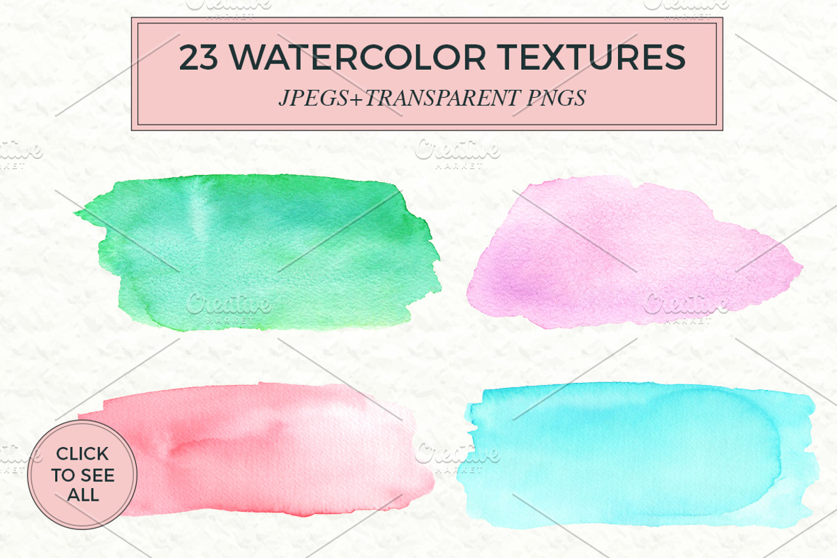 Watercolor design kit, a Texture Graphic by Bang Bang Bureau (Photo 2 of 7)