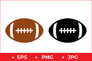 American Football Vector Icon Set, a Solid Icon by Artonix (Thumbnail 1 of 2)