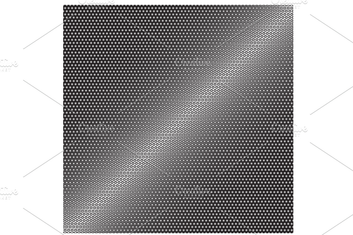 seamless circle perforated, an Illustration by piter.goskov