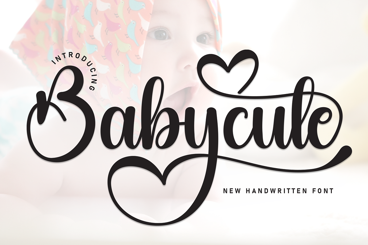 Babycute | Script Font