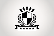 Royal Shield Logo Template Vector, an Illustration by Amazin_art (Thumbnail 16 of 16)