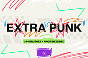 Extra Punk Brush, a Brush Add-On by Headquarters (Thumbnail 1 of 13)