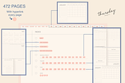 2025 digital planner with hyperlink, a Print Template by Thursdaypaper (Thumbnail 6 of 10)