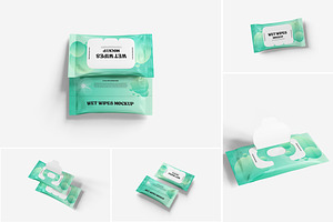 Wett Wipes Mockup, a Product Mockup by Indah
