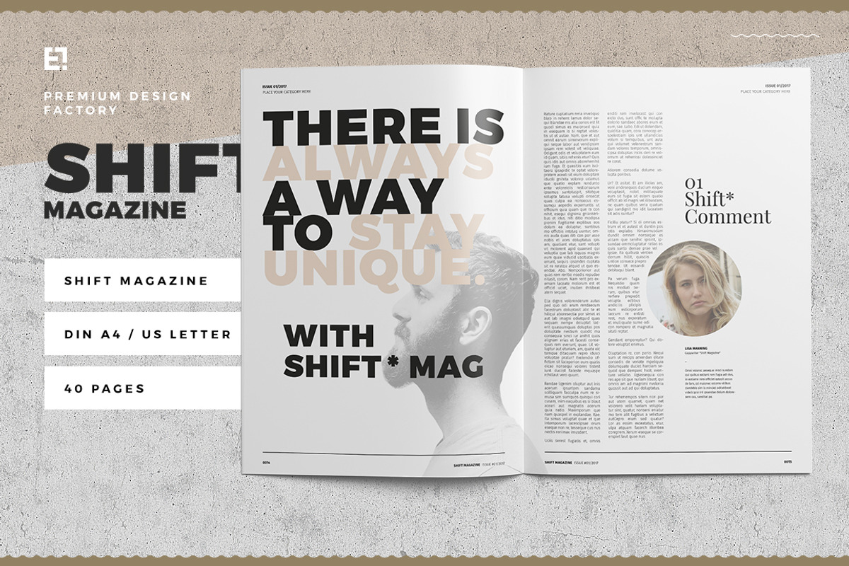 Shift Magazine, a Magazine Template by Egotype (Photo 8 of 26)