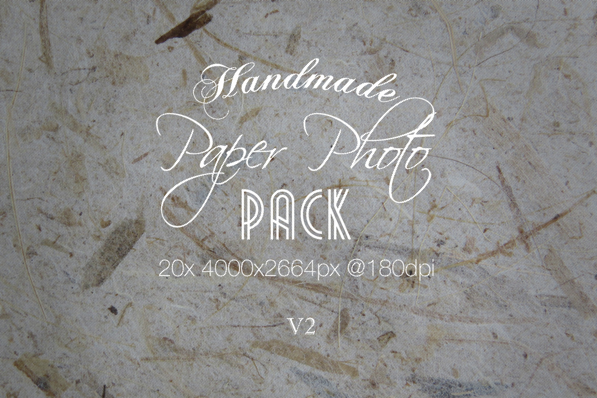 Handmade paper photo pack v2 containing photo texture, vintage design, and preview 6