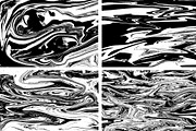 The Liquid marbled black and white, a Texture Graphic by Noires (Thumbnail 2 of 4)