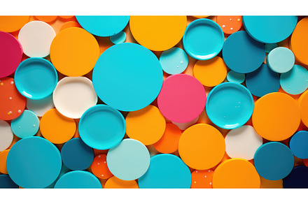 vibrant color geometric background, an Abstract Photo by pikepicture