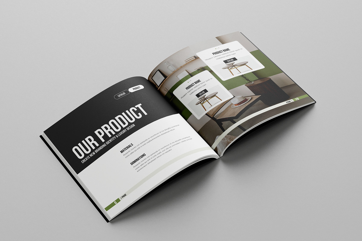 Square Product Catalog Template, a Brochure Template by Spark_Creative (Photo 11 of 15)
