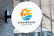 Clear Beach View Resort Logo, a Branding & Logo Template by Design_Planet (Thumbnail 2 of 4)