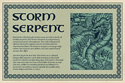 Sealgair, a Serif Font by Burntilldead (Thumbnail 3 of 11)