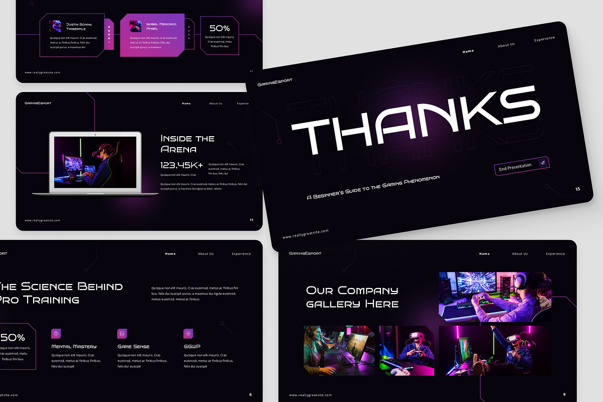Gaming Esport Presentation, a Presentation Template by Annora Studio (Photo 3 of 7)
