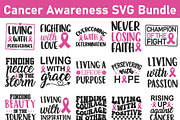 Cancer Awareness SVG Bundle, a Healthcare Illustration by Digi_Design_World (Thumbnail 1 of 7)