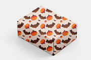 Pumpkin Bat Seamless Pattern, a Pattern Graphic by tchastudio (Thumbnail 7 of 7)