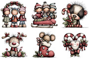 Whimsical Christmas Clipart, an Illustration by DreamArtGraphic (Thumbnail 5 of 5)