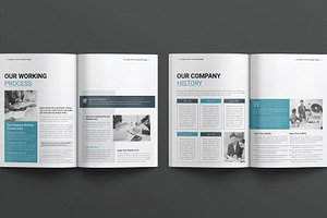 Company Profile Layout Design