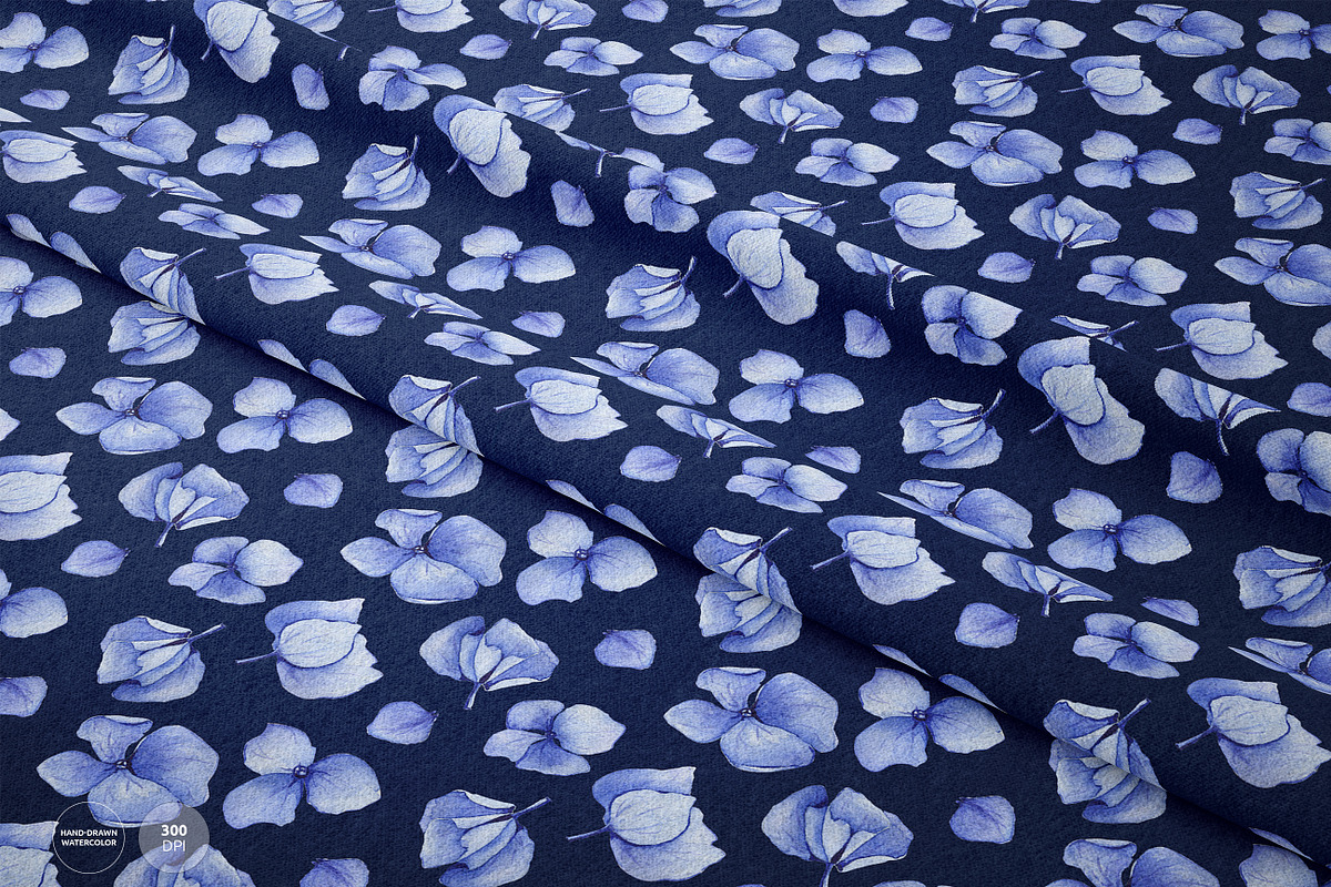 Hydrangea Flowers, a Decorative Illustration by Anna Myslivets Art (Photo 6 of 6)