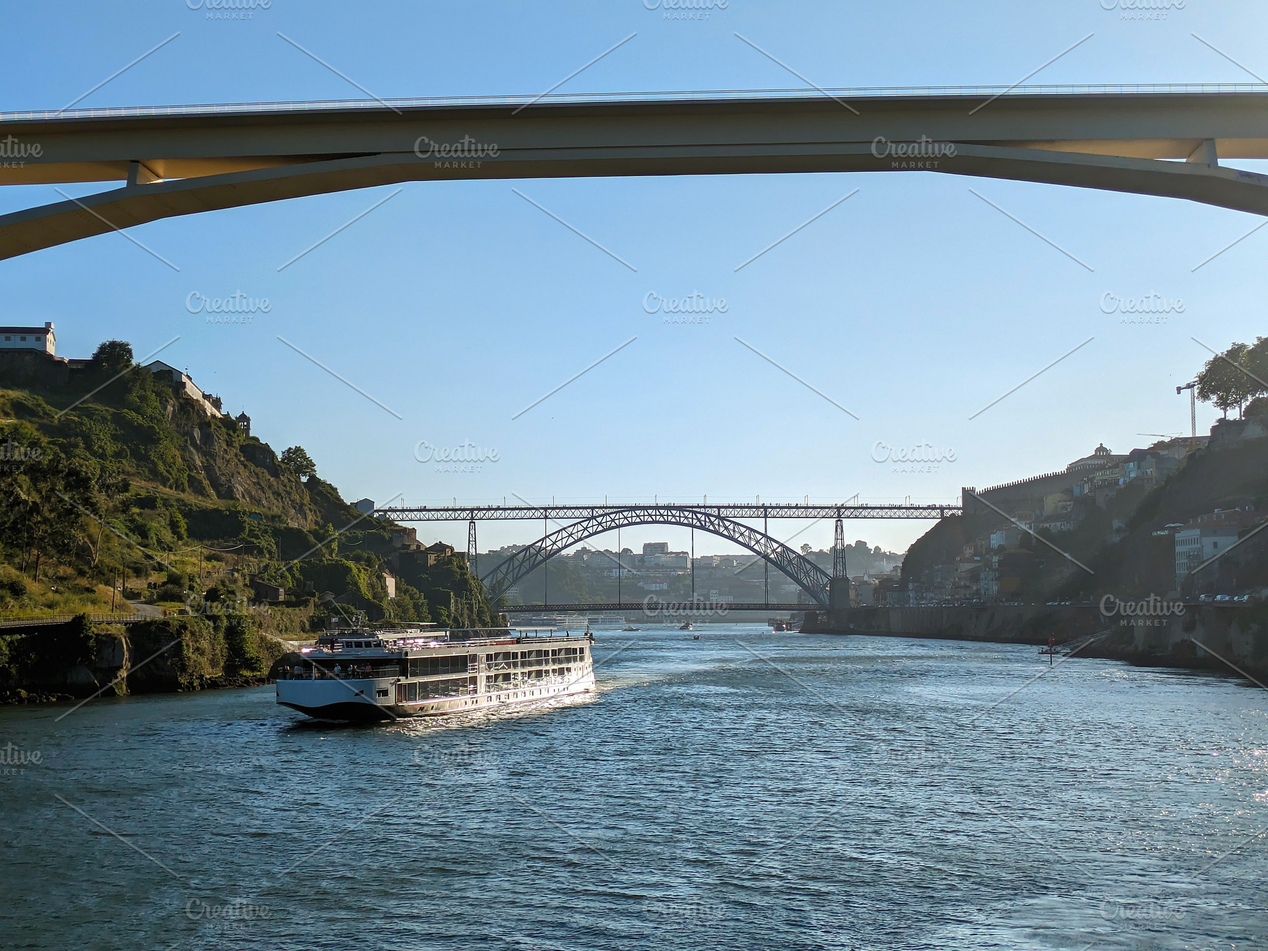 Tourists ship Douro Porto Portugal, a Transportation Photo by joyt