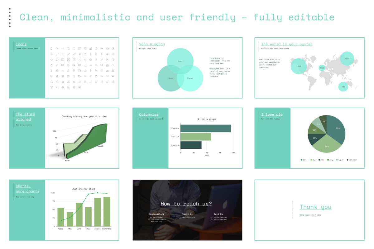 Mono Keynote Template - 25% off, a Presentation Template by Projectile (Photo 7 of 8)