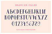 Bravo Sir Font Family, a Serif Font by Salt & Pepper Designs (Thumbnail 7 of 11)