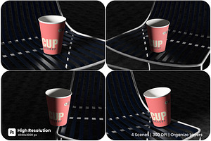 Cup Mockup, a Cups & Container Mockup by HanaSaka_Studio