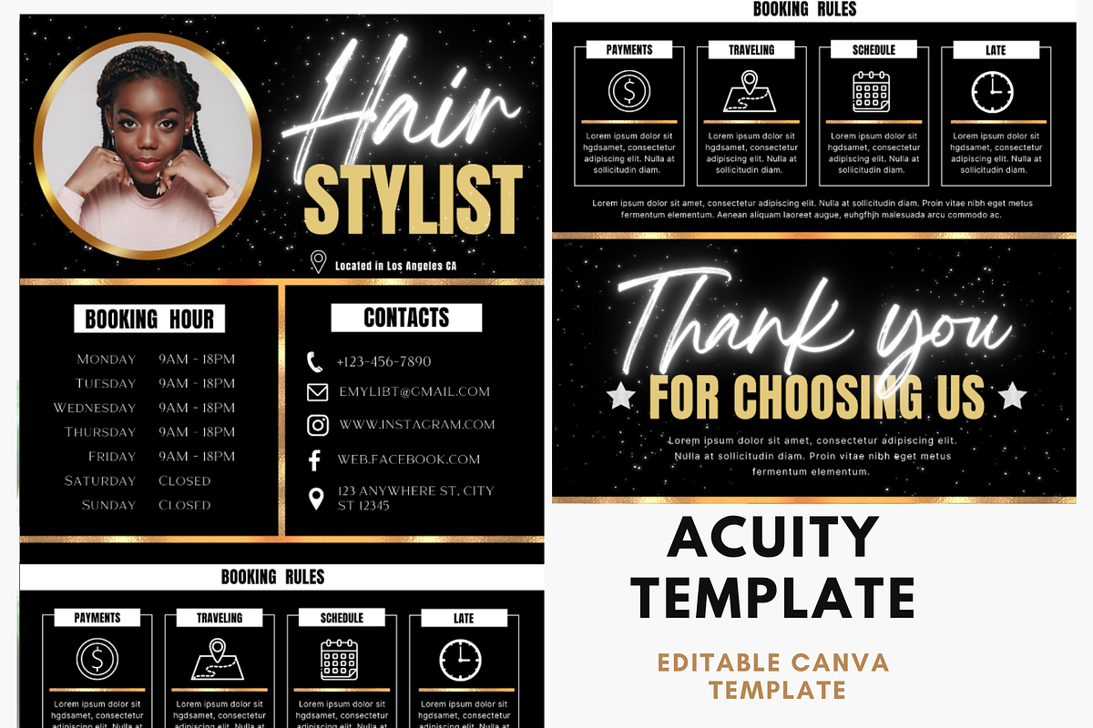 Acuity Scheduling Template, a Templates & Theme by TimCanvaTemplate (Photo 5 of 5)