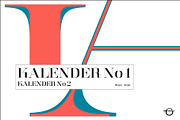 Kalender, a Serif Font by Gurup Stüdyo (Thumbnail 6 of 14)