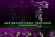 COMPL3X - Futuristic 3D Alphabet Kit, an Object Graphic by INSgraphizm (Thumbnail 8 of 8)