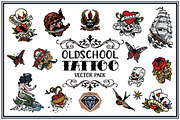 Tattoo Vector Pack, an Education Illustration by Vector Clash (Thumbnail 3 of 6)