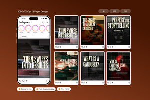 Carousel Work - Instagram Post, a Social Media Template by Izdihaar_Studio